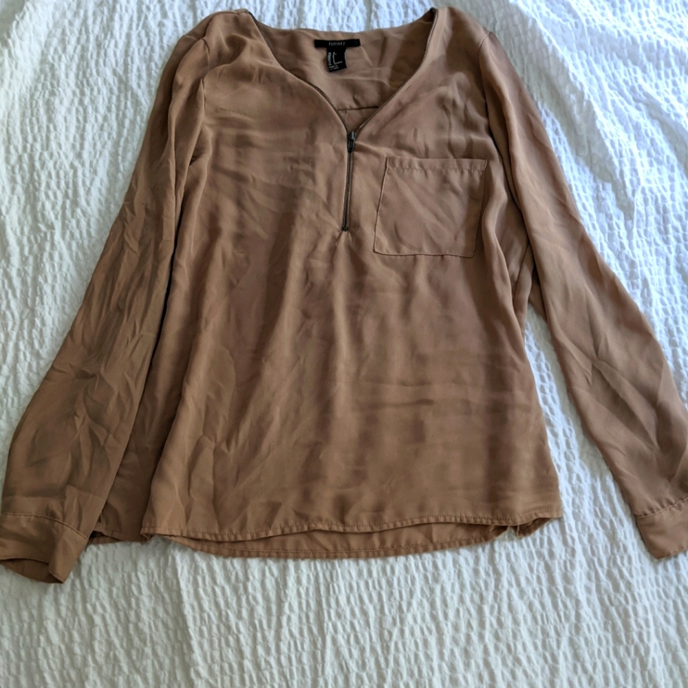 Forever 21 Small Beige Blouse